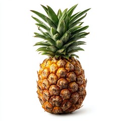 Fototapeta premium A whole, ripe pineapple, ready to eat