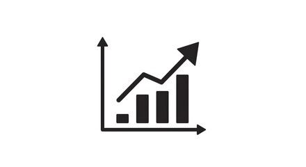 Growing Graph with Upward Arrow Demonstrates Improvement