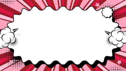 comic background frame abstract memphis .modern bcakground clouds .vector eps 10