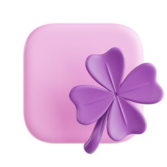 pink flower on white