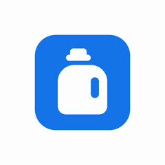 Fototapeta premium detergent laundry icon sign vector