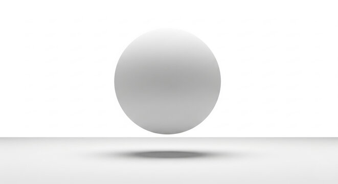 Minimal futuristic floating spheres with glowing neon reflections, holographic effects, and abstract digital designs on clean white background for modern technology concept