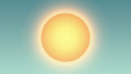 Bright Sun in Clear Sky.