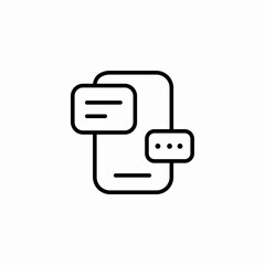 smartphone scrolling options icon sign vector