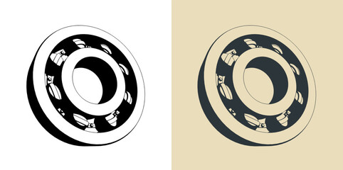 Ball bearing illustration