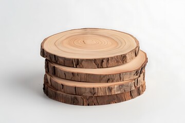 Raw wood bark circle high resolution picture
