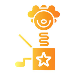 clown Gradient icon