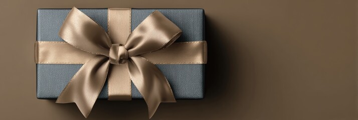 Gift box with a ribbon