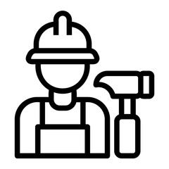 construction Line Icon