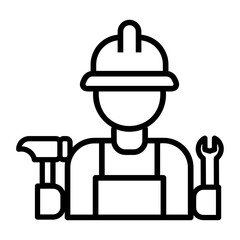 construction Line Icon
