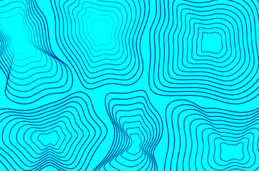Fototapeta premium Topographic map pattern. Topography lines map. Abstract topographic contours background. Simillarcartography illustration. Abstract wavy lines background. Contour lines background.