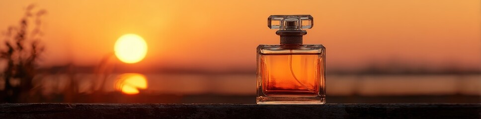 Perfume bottle at sunset (3)