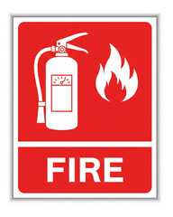 fire extinguisher sign