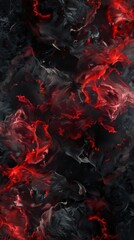 Fototapeta premium Contrast of Black and Red. Abstract Color Harmony concept