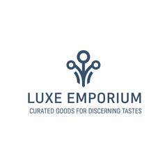 Luxe Emporium logo with the tagline 