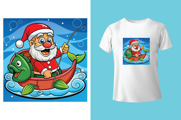 Jingle all the way Christmas Typography T shirt design