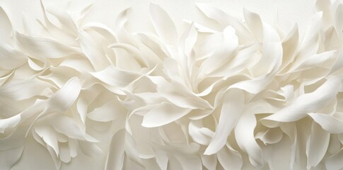 explore Abstract White Petals, a Gentle touch of Texture and Neutral Tone