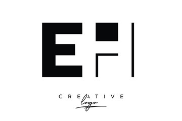 Obraz premium EH Creative Minimalist Negative Space Latter Logo with Modern Monogram for Branding and Business Lettermark Logo with Initial Letters Logo Design for Branding.