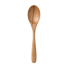 Wooden Spoon on white Background