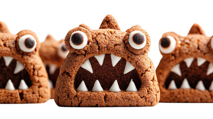 Toothed Monsters Cookies Close For