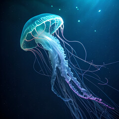 jelly fish in the water