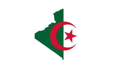 Algerian Flag and Map A Symbol of National Identity and Heritage
