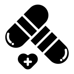 pill glyph icon