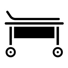 Hospital Bed  glyph icon