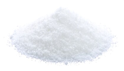 A pile of white granular powder