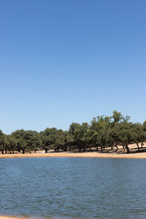 View by the lake, Badoca Safari Park, Portugal	