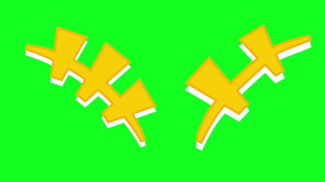 笑いエフェクト　リアクション　GB素材