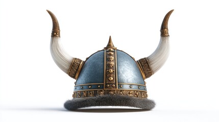 Viking helmet, detailed 3D model