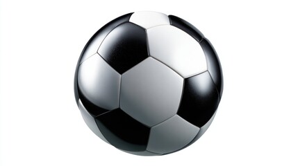 Soccer ball, black and white