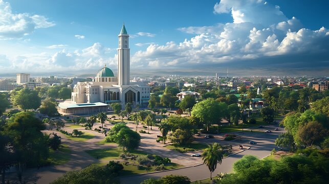 Stunning dodoma architecture with capital landmarks high resolution picture