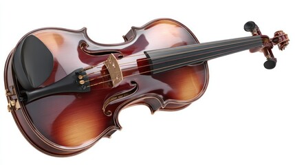 Fototapeta premium Violin on white background (3)