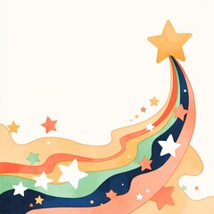 Obraz premium A vibrant and playful abstract background, generation AI 