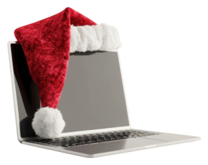 PNG Laptop christmas laptop computer.