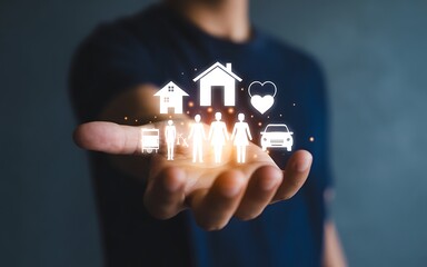 Comprehensive digital protection for your future and loved ones, ensuring peace of mind for home, family, health, and transport assets through modern security solutions