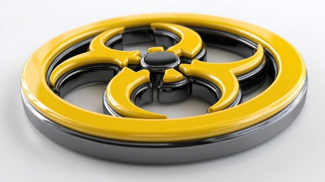 3D render of a biohazard symbol (1)