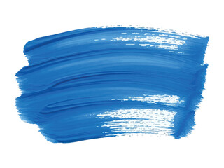 Bold Blue Brushstroke: Captivating a vibrant and artistic visual element, a single, bold brushstroke of radiant blue color creates a striking focal point against a bright canvas.