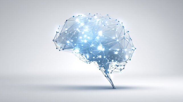 Abstract brain graphic