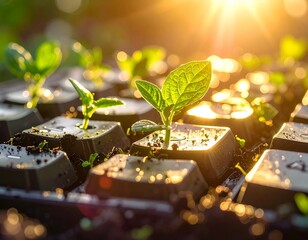 Nature Glow Typing"
