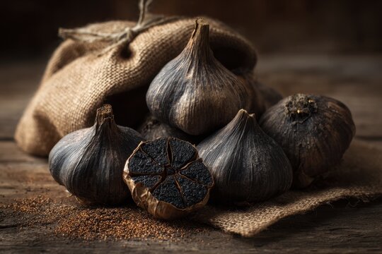 Dark garlic