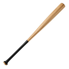 Wooden Baseball Bat on white Background
