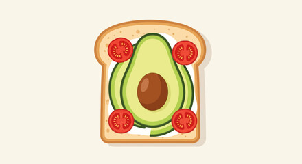 Delicious Avocado Toast Fresh and Healthy Food for a Balanced and Nutritious Lifestyle