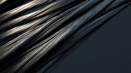 Fototapeta premium Dark abstract filaments
