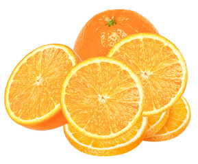 fresh oranges, a healthy and juicy citrus fruit