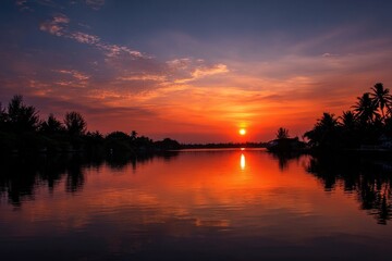 Obraz premium Time of sunset