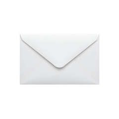 Clean White Envelope on white Background