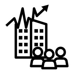 Fototapeta premium success Line Icon